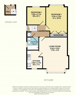 Floor plan 4 Farringford Close v2